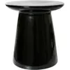 HK LIVING - Table d'appoint Earthenware - Noir - Grès émaillé