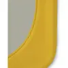 HK LIVING - Miroir mural Curve - Jaune - Verre miroir