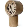 Horloge rétro en céramique crème 23,5cm - HKLIVING
