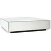 HK LIVING - Table basse Mirror Block - Blanc - Verre miroir