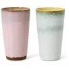 HK LIVING - Mug 70s ceramics - Multicolore - Grès émaillé