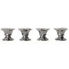 HKliving - Coquetiers New classics - Set de 4 Argenté taille unique