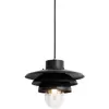 QAZQA Suspension extérieure design noire IP44