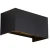QAZQA edwin - LED Applique murale - 4 lumière - L 20 cm - Noir - Moder...