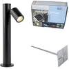 Solo - éclairage de terrasse et d'allée de jardin - 1 lumière - l 15 c...