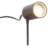 QAZQA Spot de ponction anthracite réglable IP44 - Solo