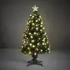 Luca Lighting Mercury Arbre de Noël artificiel avec éclairage Fibre Op...
