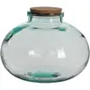 MICA Decorations Olly Vase, Verre, Transparent, 29 x 29 x 23 cm