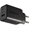 Fairphone Triple-Port Fast Charger (65 W, 3 ports), Chargeur USB, Noir