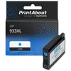 PrintAbout Cartouche compatible HP 933XL (CN054AE) - Cyan - Grande capacité