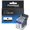 PrintAbout Cartouche compatible Brother LC-129XLBK - Noir - Grande capacité