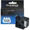PrintAbout Ruban compatible Dymo 45803 (S0720830) - (19 mm) - Noir sur blanc