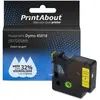 PrintAbout Ruban compatible Dymo 45018 (S0720580) - (12 mm) - Noir sur jaune