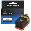 PrintAbout Cartouche compatible Dell 592-11329 (X738N) - 3-couleurs