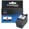 PrintAbout huismerk Inktcartridge 27XL (C13T27114010) Zwart Hoge capac...