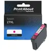 PrintAbout huismerk Inktcartridge 27XL (C13T27134012) Magenta Hoge cap...