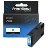 PrintAbout Cartouche compatible Epson 79XL (T79024010) - Cyan - Grande capacité