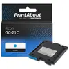 PrintAbout Cartouche compatible Ricoh GC-21C (405533) - Cyan
