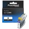 PrintAbout Cartouche compatible Brother LC-123BK - Noir
