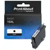 PrintAbout Cartouche compatible Epson 16XL (C13T16314012) - Noir - Grande capacité