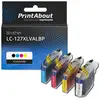 PrintAbout huismerk Inktcartridge LC-127XLVALBP 4-kleuren Multipack Ho...