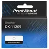 PrintAbout Étiquette compatible Brother DK-11209 - (29 mm x 62 mm) 5 rouleaux - Noir sur blanc