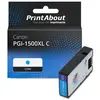 PrintAbout Cartouche compatible Canon PGI-1500XL C - Cyan - Grande capacité