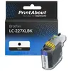 PrintAbout Cartouche compatible Brother LC-227XLBK - Noir - Grande capacité