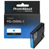 PrintAbout Cartouche compatible Canon PGI-2500XL C - Cyan - Grande capacité