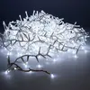 Lumineo Guirlande Led Compacte Clignotante Exterieur Blanc Froid 16m 500l Cable Blanc,