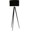 Lampadaire design, Lampadaire design tripod - deco zuiver Noir en Metal, Zuiver