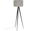 M&s - Lampadaire design, Lampadaire design tripod - deco zuiver noir et gris en Metal, Zuiver