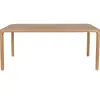 Table à manger rectangulaire en frêne naturel 180x90cm Storm - Zuiver