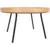 Zuiver - Table basse Oak Tray à plateau mobile 78 cm de diamètre
