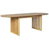 Table à manger, Grande table de salle a manger Barlet Bois en Wood Dutchbone