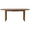 Dutchbone Table de repas extensible ovale en bois de chêne clair