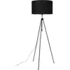Lampadaire en métal noir 153cm Lesley - Zuiver