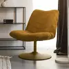 Zuiver BUBBA - Fauteuil lounge en velours Jaune