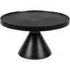 Zuiver - Table Basse Ronde 60x60x33 Cm En Aluminium Noir - Floss
