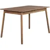 Zuiver Table à manger extensible 4 à 6 pers 120-162x80cm en bois - Bois foncé