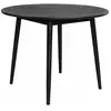 Fabio - Table à manger 2 personnes ronde en bois Drawer