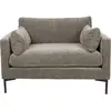 Zuiver Fauteuil love seat en tissu taupe - SUMMER