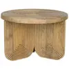 White label Maeze - table basse sculptée en bois de manguier