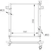 NRF B.V. Radiateur moteur pour DODGE: Nitro (Ref: 550037)