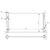 Radiateur, refroidissement moteur NRF 550014