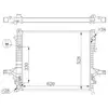 NRF B.V. Radiateur moteur pour VOLVO: XC 90 (Ref: 550019)