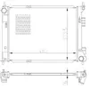 NRF B.V. Radiateur moteur pour KIA: Venga & HYUNDAI: ix20 (Ref: 59315)