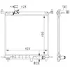 NRF B.V. Radiateur moteur pour NISSAN: Micra (Ref: 59223)