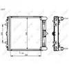 NRF B.V. Radiateur moteur pour PORSCHE: Boxster, 911 (Ref: 59130)
