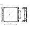 NRF B.V. Radiateur moteur pour PORSCHE: Boxster, 911 (Ref: 59131)